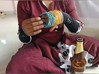 overwhelmed with passion after beer, thirsty sali craves intense homemade sex with eager jija