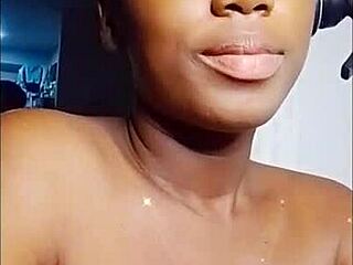 seductive ebony compilation with big natural tits sucking and submissive seduction from mastermeat1