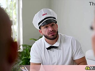 the sailor stepbro steps in to solve the mature blonde's sexual problems, fulfilling every milf's dream of a hot guy in uniform