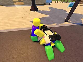 Emma Teases With Big Tits And Ass While Three Guys Bang Her In Rough Gangbang On Whorblox Street