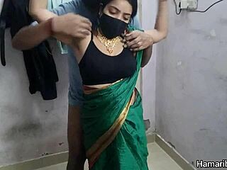 I feel so horny as this desi housewife takes my big cock in her sexy big ass for hardcore homemade fucking.