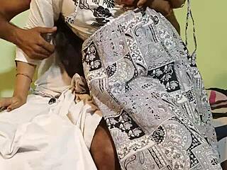 hey, college friend and husband team up for romantic maid roleplay with student girlfriend 😊❤️