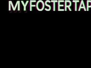 foster learns manners the hard way in curvy milf threesome blowjob scene