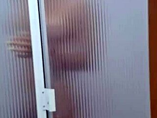 Why am I masturbating while spying on the Mexican Latina babe in the shower, and now she's hot for my cock?