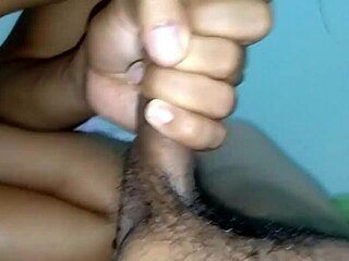 Tight shaved pussy gets wet fucking to intense orgasm creampie.