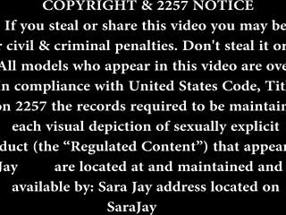 hey, check out sara jay and jenna foxx getting wild with toys, licking, and steamy lesbian group action