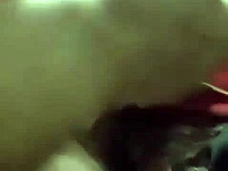 Detailed blowjob from the same angle featuring big cock oral action with small 18+ tits and facial orgasm on monster cock.