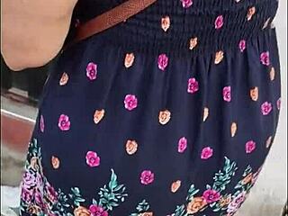 Puta Callejera Upskirt with Mature BBW MILF in Lingerie Licked by Young 18+ Student in Dorm Room