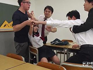 Camp girl enjoys a fun lotion massage session with relaxing vibes