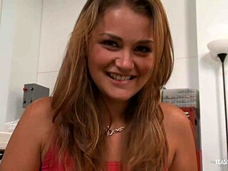 By riding the sybian sex toy the brunette stops feeling shy.