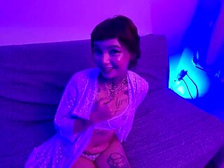 Whoa, This Cute Alt Teen 18+ Bangs a Lucky Guy and Swallows Creamy Cum