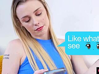 blonde skye angel rides monster cock doggystyle, craving every drop of creampie in her tight wet pussy