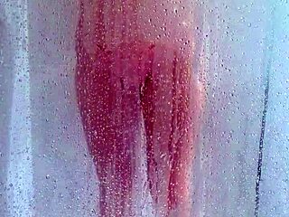she displayed her curves gracefully in the steamy shower scene for adults only
