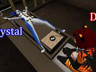 I Feel So Thrilled as Blue Vixen Gets Used in Furry BDSM Sex with Intense Fucking and Blowjob