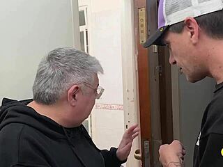 my stingy husband left me to handle the tip so i seduced the neighbor with wet pussy licks and hardcore fucking until orgasm