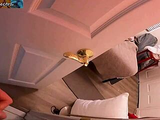 Caught spying on curvy milf's private solo session