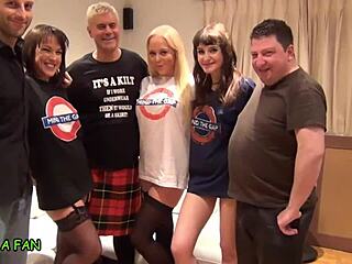 Chubby Prof Tubbs Busts Nuts with Deepthroat and Cum Swapping on Cute Chubby Slut