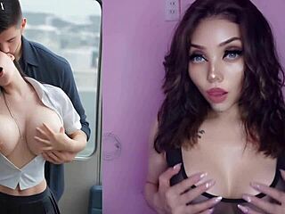 I enjoy watching a busty Korean woman in costumes and lingerie experiencing intense sensations