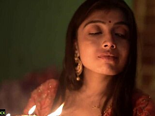 indian couple enjoys intense anal session with big cock pounding