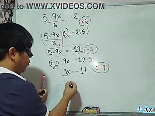 Nerdy Student Explores Bedroom Lessons with Teacher in Mexican Style