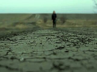 Oh wow, this stunning brunette in leather leggings cums solo in the car by herself...