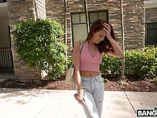 Shell take that shaved pussy creampie for cash in hardcore blowjob action