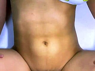 amateur teen 18+ and best friend share naughty laugh in kitchen ending with cheating creampie