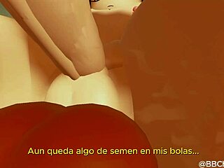 Black bull dominates and fucks femboy bunny doggystyle with monster cock in intense session