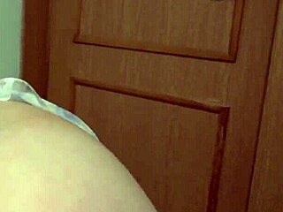 Hot amateur milf explores deep anal penetration with toys, showing off her beautiful ass and moaning in homemade solo session.