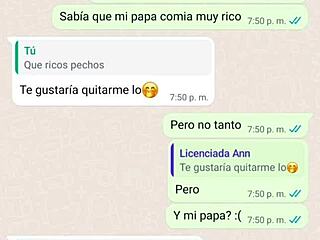 Mi madrastra se pone caliente por chat