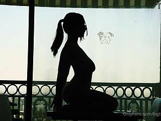 Imagine shadowy goth curves mounting a thick dildo, big tits bouncing in shaved pussy ecstasy