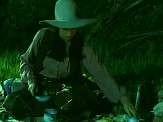 Whoa, Brooke Ballentyne is getting it on with that ranch hand outdoors by the fire 😏