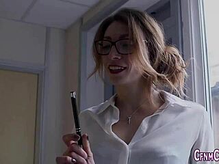 cfnm femdom babe sperm