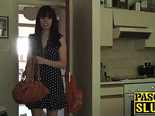 Rough Dominant Sex with Tiffany Bound and Bent Over by Master Pascal