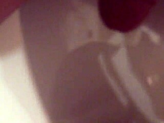 he grabs his toy and starts jerking off slowly in the quiet room