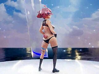 Hey, check out this mmd strip tease with newjeans hype boy anime dancing and teasing undress.