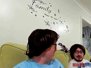 British amateur tricked into first-time blowjob and facial cumshot