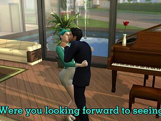 Cheating wife bent over doggystyle fucking husbands co worker with small cock missionary cumshot caught hidden