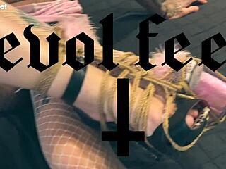 Who Wants To Join Submissive Slave In Bondage Session For Foot Worship And Femdom Action