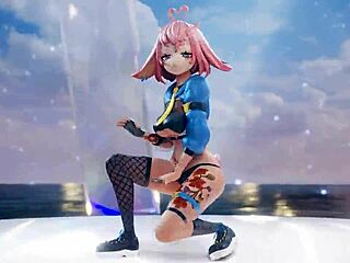 Hey, check out this mmd strip tease with newjeans hype boy anime dancing and teasing undress.