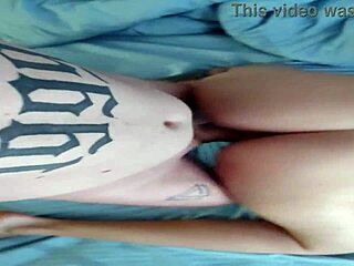 quick amateur doggystyle sex with cute redhead girlfriend in early morning bent over action