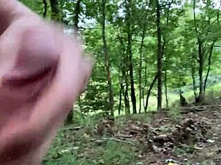 Clitlicker662 Flashing Solo Masturbation in Forest Outdoors