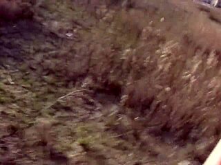 i can't believe not even outdoors stops her from that stunning anal pleasure with brunette bent over