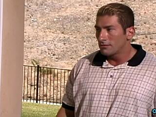 peeping on those two blondes eating each other out like crazy leads to this steamy threesome