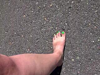 Foot Fetish Compilation with Curvy Milf Legs