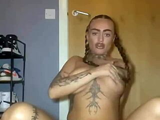 Scottish Tattooed Teen 18+ Fingers Herself Hard in Intense Anal and Goth Action!