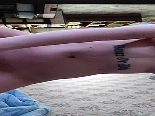 quick amateur doggystyle sex with cute redhead girlfriend in early morning bent over action