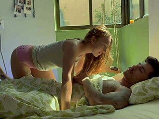 passionate morning sex with latina babe ends in facial cumshot