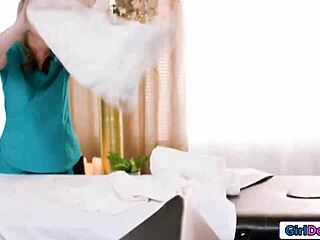 I Feel So Turned On By Petite Blonde Masseuse Strapon Anal With Busty Co-Owner