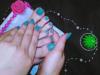 Oh Yes! Feel This Intense Foot Massage Leading to Explosive Orgasm in Homemade Femdom Foot Fetish Action!